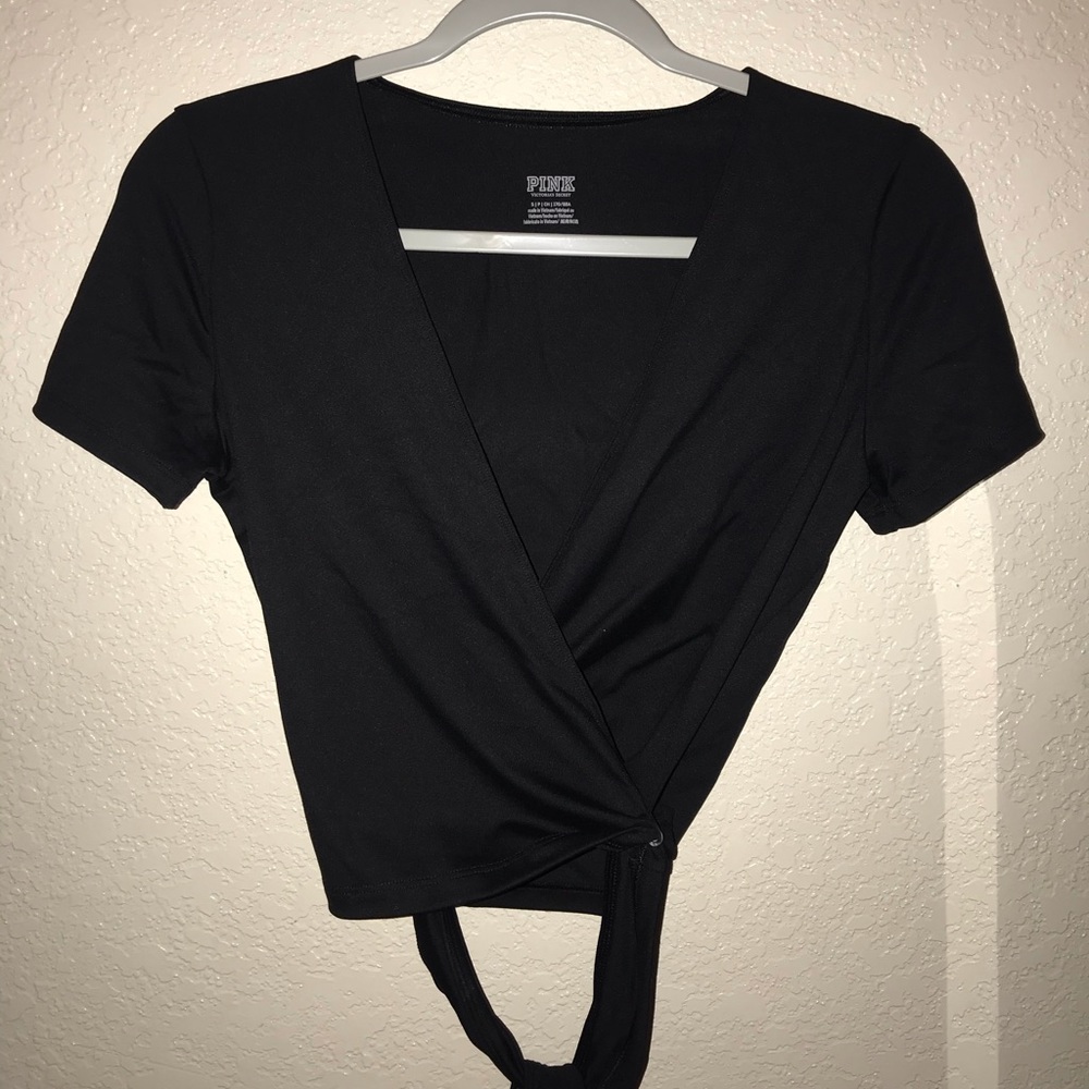 VS Pink Wrap Top